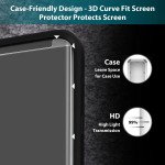 Wholesale Galaxy S9 / S8 Full Adhesive Glue Full Edge Tempered Glass Screen Protector - Case Friendly (Glass Black)